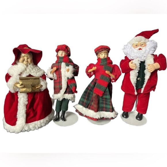 Vintage Kaiser Chicago “The Carolers” Bundle of Figurines w/Stands - Picture 9 of 12
